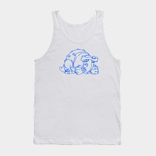 dino_017-blue Tank Top